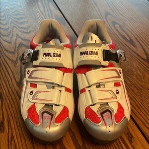 Pearl Izumi Women’s Cycling Shoes - Red and White